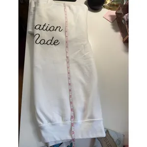 Gildan Heavy Blend White Vacation Mode Graphic Crewneck Sweatshirt‎ Medium thumbnail 5