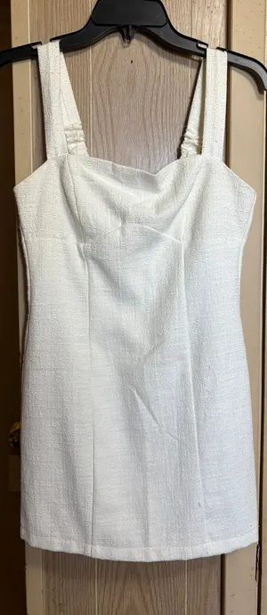 Bershka White Romper/Dress thumbnail 1