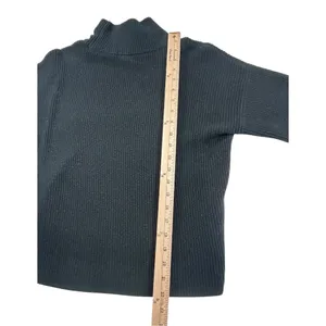 Abercrombie & Fitch Black Ribbed Turtleneck Sweater Size S thumbnail 4