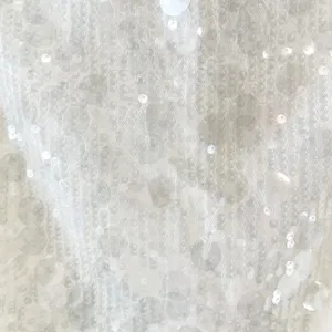 Vici Dance My Way Tonal Sequin Cropped Boxy Tank Top Cream XS thumbnail 5