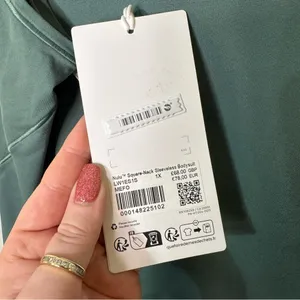 Lululemon Wundermost Square Neck Nulu Bodysuit Sleeveless Forest Green 1X NWT thumbnail 10