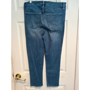 Quince High Rise Skinny Jeans Women 32 Seaside Blue Denim NWT Minimalist Tencel thumbnail 2