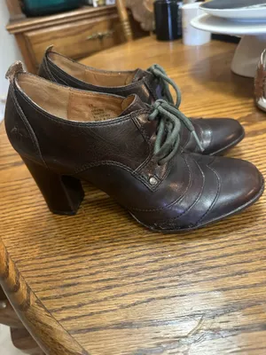 Frye Adrienne brown leather oxfords  thumbnail 2