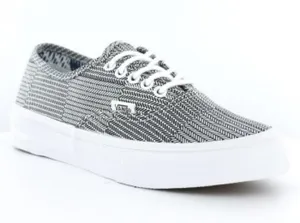 VANS TC6D Black & White Geometric Chevron Pattern sz 8 thumbnail 1