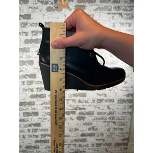Sperry | women leather wedge lace up booties thumbnail 4