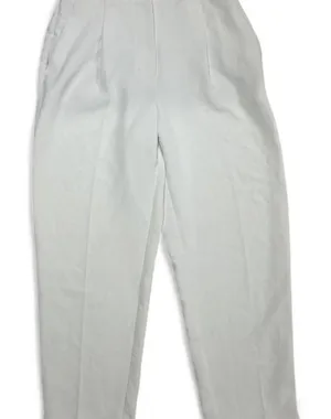Aritzia Wilfred White High-Waisted Pleated Trousers thumbnail 1