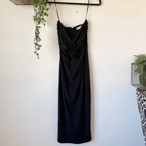 Torn by Ronny Kobo Selena Strapless Cut Out Midi Dress Sz M thumbnail 2