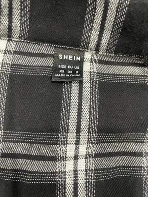 Shein Flannel Button-Up Plaid thumbnail 2