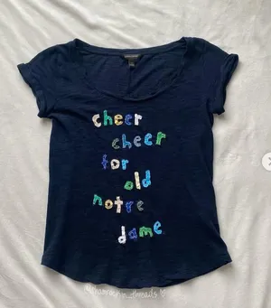 Notre dame patchwork quilted shirt thumbnail 1