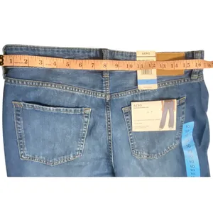 NWT Aeropostale High Rise Wide Leg Jeans 100% Cotton Dark Wash Size 10 Y2K 90s thumbnail 6