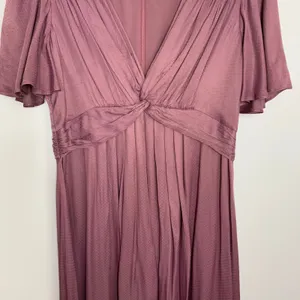 Gal Meets Glad Genevieve Empire Waist Mauve Womens Size 6 thumbnail 10
