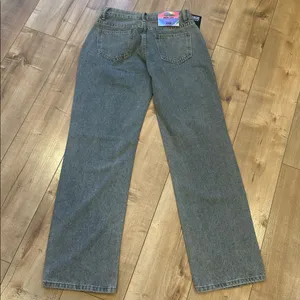 NWT Love Soho Rhinestone Embellished Jeweled Low Rise Wide Leg Jeans Sz 00 thumbnail 5