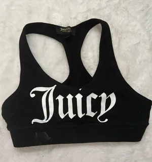 Juicy Couture Black Sports Bra thumbnail 1