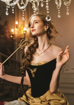 NEW LaceMade Golden Eagle Goddess Corset Top Size XL thumbnail 9