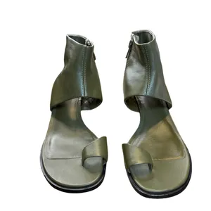 ✨ Vince Ada Leather‎ Toe-Ring Block Heel Sandals 7.5M ✨ thumbnail 3