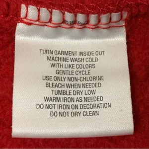 Holiday Editions Embroidered Christmas Women’s Red Sweater, Sz Small thumbnail 8