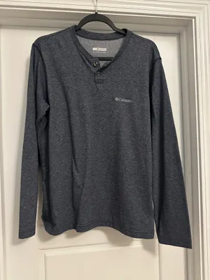 Blue Columbia button up long sleeve thumbnail 1