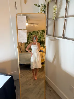 Wild Fable White midi summer dress thumbnail 4