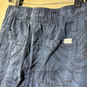 Orvis Women's‎ Jogger Pants Medium Blue Leaf Print Lyocell Elastic Waist thumbnail 7