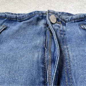 Nasty Gal High Rise Paperbag Denim Shorts thumbnail 4