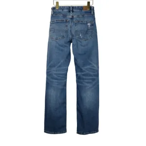 American Eagle Curvy Straight Jeans Ripped High Rise Straight Leg Jeans Size 2 thumbnail 5