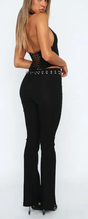 White Fox Black Pants thumbnail 3