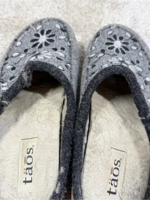 Täos Footwear Women's Woolderness 2 Wool Blend Fur Clogs in Grey 40/US 9 thumbnail 10