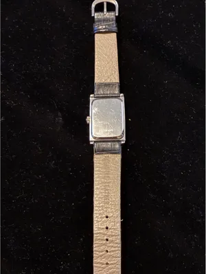 Coldwater Creek Women's Tank Watch Silver Tone Rectangular Roman Numeral Black thumbnail 5
