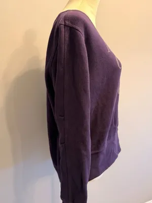 Nike women's medium purple/gray thick sweatshirt MSRP $75 thumbnail 6