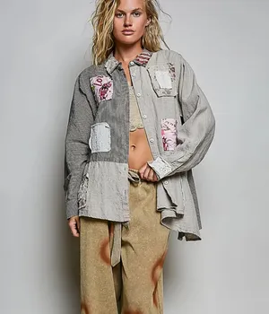 POL Patchwork Linen Flannel thumbnail 5