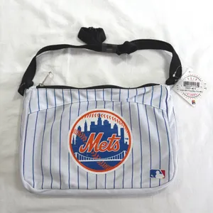 New‎ York Mets MLB Jersey Mini Purse Pinstripe Crossbody Bag Pro-FAN-ity METS thumbnail 1