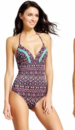 Shade & Shore Dream V-Wire Light Lift One-Piece Swimsuit Size 34C thumbnail 1