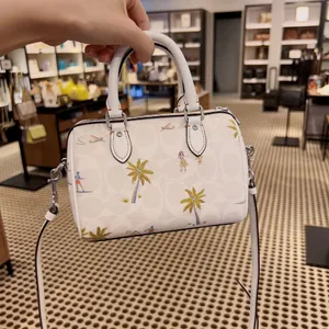 Coach CK164 Mini Rowan Crossbody In Signature Canvas With Hula Print thumbnail 2