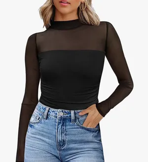 Amazon Mesh Long Sleeve Top thumbnail 1