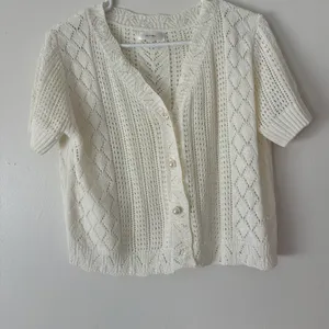 Crochet Blouse White thumbnail 1