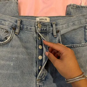 Agolde Ripley High-Rise Straight-Left Jeans in Riptide 26” thumbnail 5
