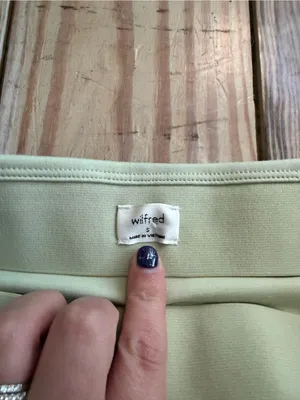 Wilfred sage green wrap mini skirt S thumbnail 2