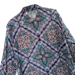 Chico’s Mosaic Print Resort Button Front Blouse thumbnail 7