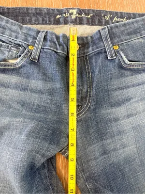 7 For All Mankind Women’s Dark Blue Bootcut Jeans thumbnail 7