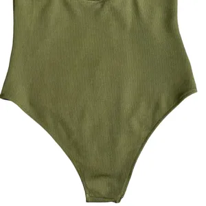 Cupshe One Piece Ruffle Wrap Swimsuit Women’s Size XL Textured Green Summer thumbnail 7