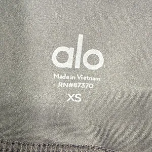 Alo Yoga Airbrush High Waist 7/8 Leggings Black XS RN87370 Activewear Yoga Pants thumbnail 2