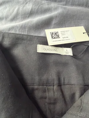 Glassons Black Mini Cargo Skirt thumbnail 5