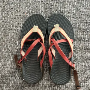 Chaos boho Strappy Sandals Red Size 9 thumbnail 5