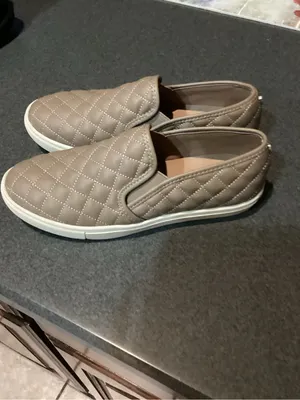 Steve Madden Quilted Slip-On Sneakers - Taupe/White thumbnail 3
