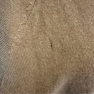 Brunello Cucinelli 100% Cashmere Sweater Brown Orange Trim S thumbnail 6