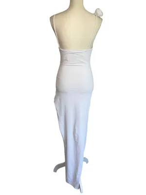 MORE TO COME Maritza Maxi Dress in White Small New Womens Long Gown thumbnail 7