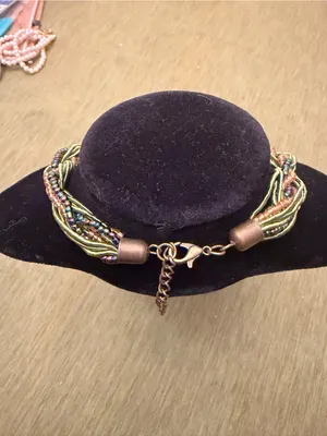 Bohemian Green Stone Pendant Multi-Strand Necklace thumbnail 5