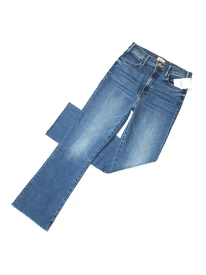 NWT Mother Hustler Ankle Fray in Healing Jar High Rise Boot Crop Stretch Jean 29 thumbnail 4