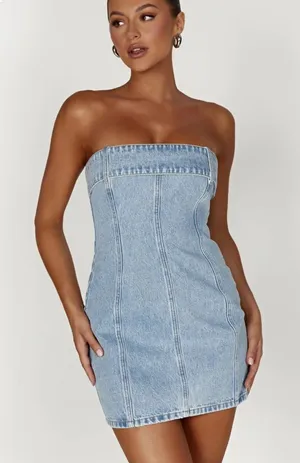 7 For All Mankind Denim Dress thumbnail 1