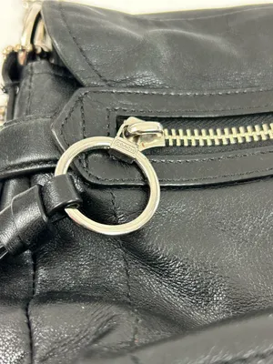 Coach Chelsea Convertible Crossbody Shoulder Bag Turnlock Flap Black F17825 thumbnail 13